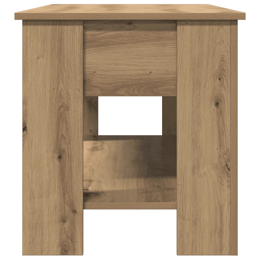 vidaXL Tavolino Salotto Rovere Artigianale 101x49x52 cm in Truciolato
