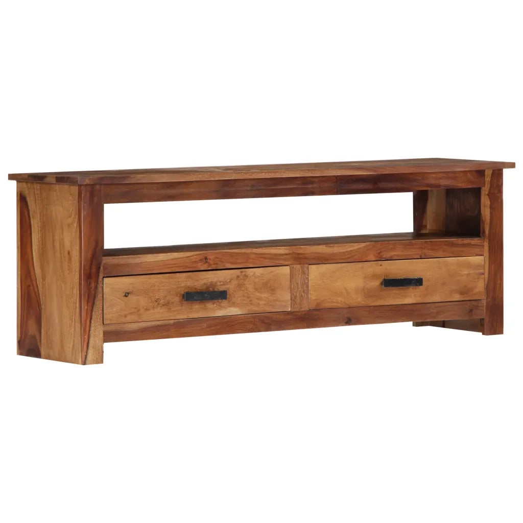 Mobile Porta TV 118x30x40 cm in Legno Massello di Sheesham cod mxl 33880