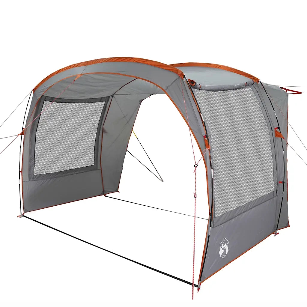 Tenda da Campeggio per Auto-Tenda per Escursionismo Grigio e Arancione Impermeabile 824423