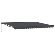 Tenda da Sole | Tenda retrattile manuale Antracite 4 x 2 m