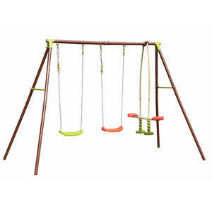 Altalena da Giardino 4 Posti con Cavallina Miller Trio Swing