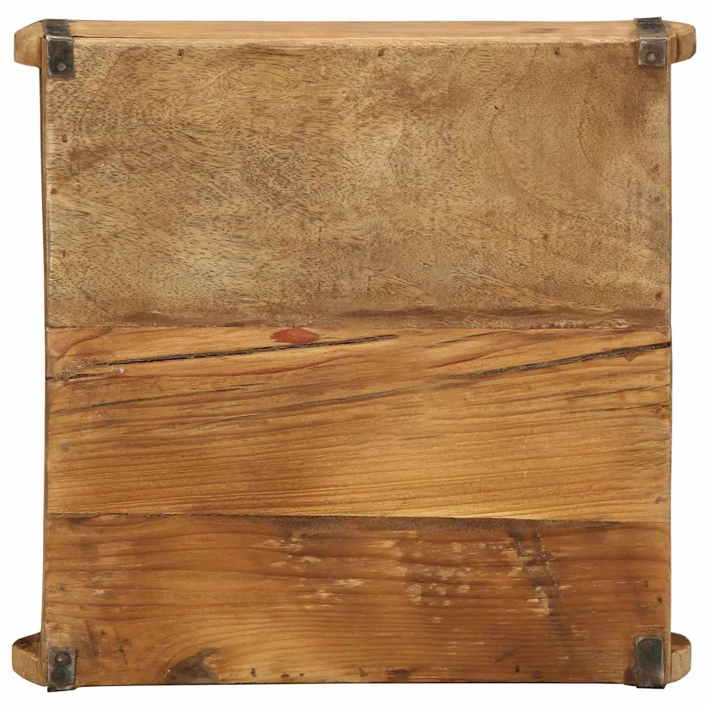 Vassoio 4 pz Marrone 29 x 31 x 10 cm Legno Recuperato Massello CFW2565221