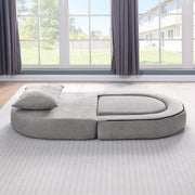 Divano Letto Futon Pieghevole con Cuscino ¨C MINIMAL ¨C Materasso, Singolo