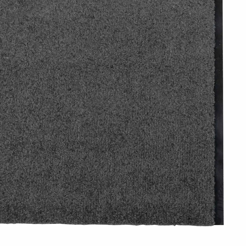 Tappetino Antracite e Nero 120 x 400 cm 100% Poliammide 4100724