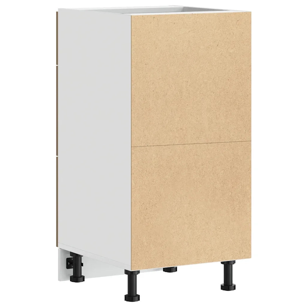 vidaXL Armadio Inferiore “Lyon” Rovere Artigianale 40x46x81,5 cm