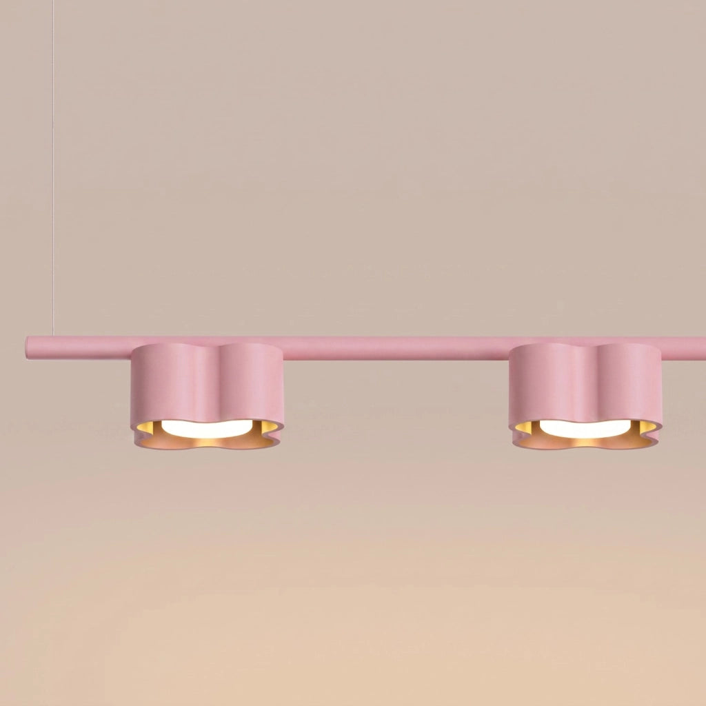 Lampadario OVIO 4 rosa Gx53
