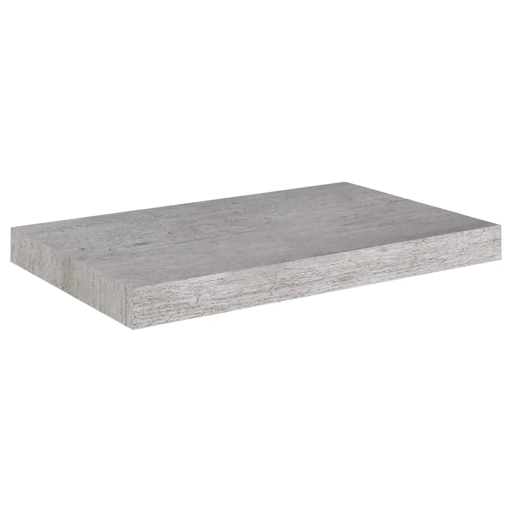 Scaffale a parete | Ripiano a parete | Mensola a parete Grigio Cemento 50x23x3,8 cm in MDF