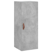 Armadietto a Muro | Mobile a Parete Grigio Cemento 34,5x34x90 cm