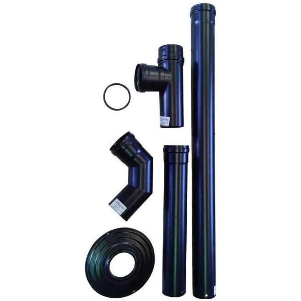 Smalbo 9763412 pronto-pellet kit tubi per pellets, diametro 8 cm