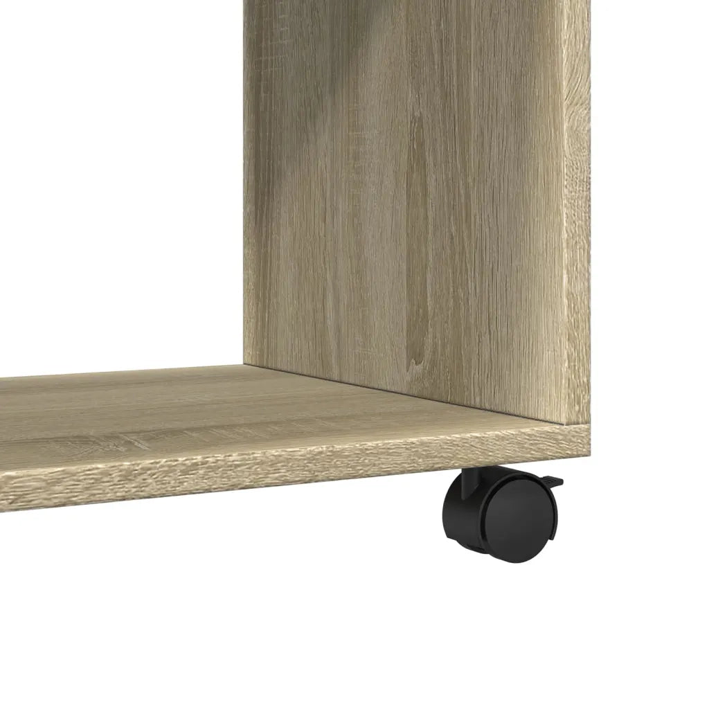 Mobiletto con Ruote Rovere Sonoma 37x33x42,5 cm in Truciolato 853130