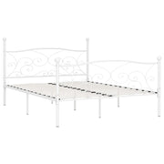 Giroletto con Doghe Bianco in Metallo 200x200 cm 284453