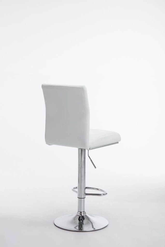 Set 2 Sgabelli Colonia in similpelle bianco