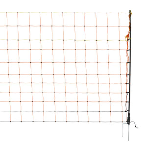 Energizzatore Recinzione & Rete per Pollame 50m - Maglia Alta 120cm con Pali