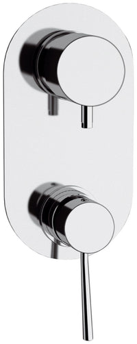 Rubinetto doccia con deviatore a 4 posizioni serie minimal