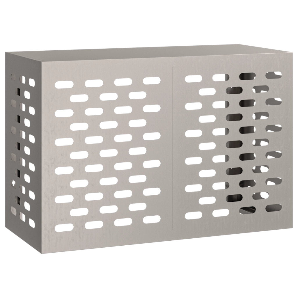 Copertura per Condizionatore d'Aria 90x40x60 cm Acciaio Resistente alle Intemperie