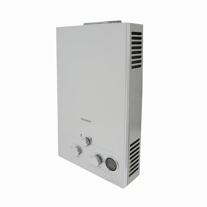 Doccia portatile per cavalli con carrello nero, serbatoio 18L, tubo 10m.