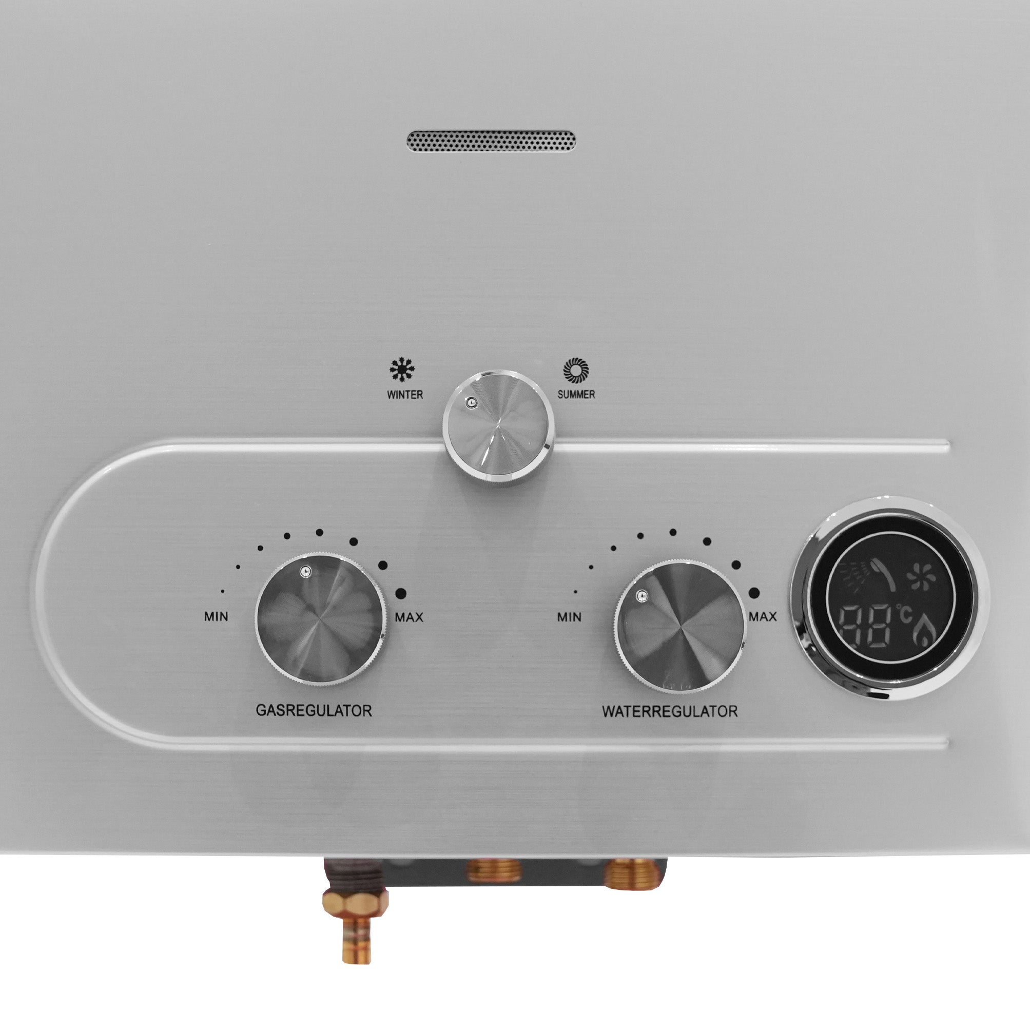 Doccia portatile per cavalli con carrello nero, serbatoio 18L, tubo 10m.