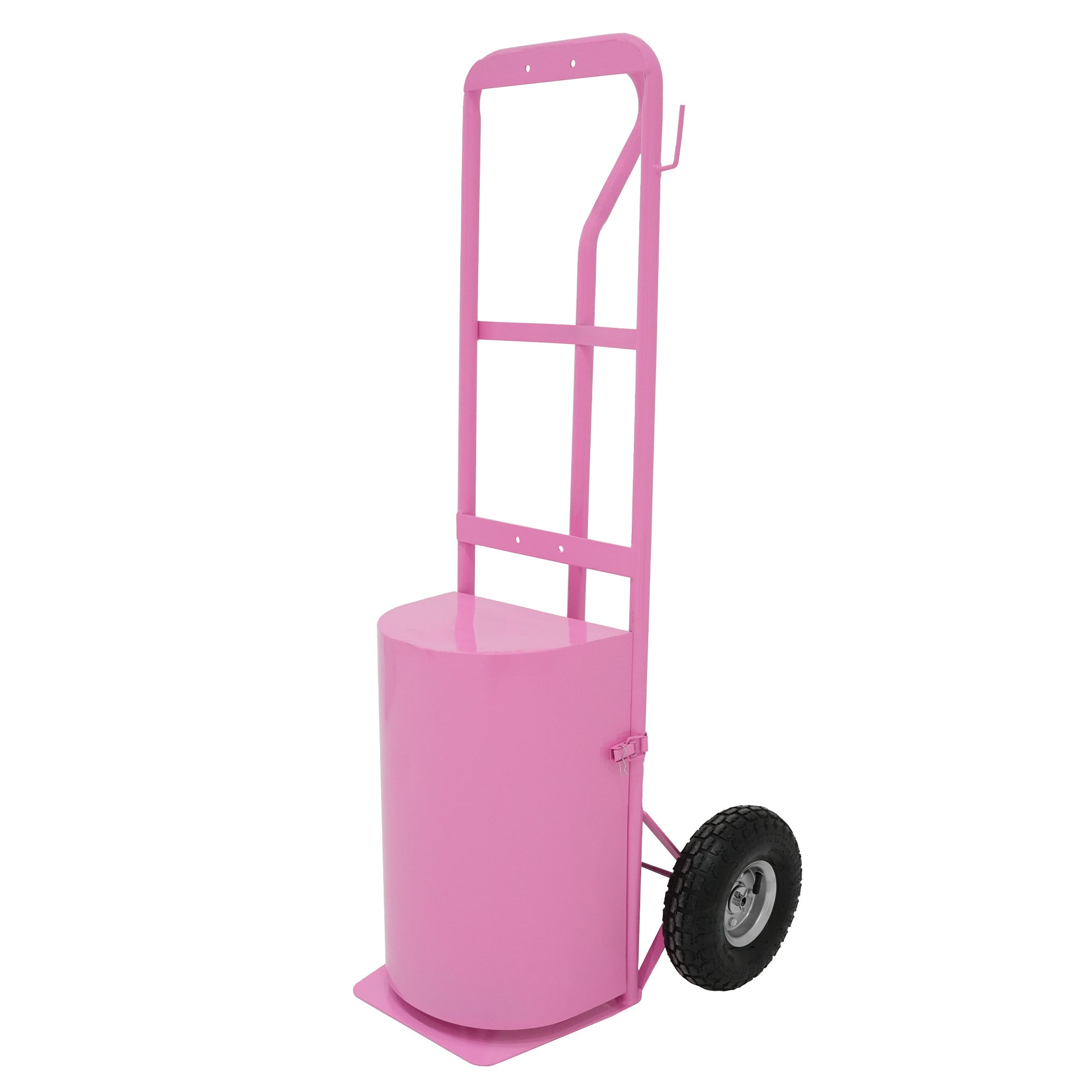 Doccia portatile per cavalli con carrello rosa, serbatoio 18L, tubo 10m.
