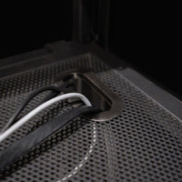 Booth DJ Professionale Pieghevole con Ripiano per Mixer, Coperture e Borsa