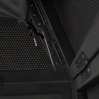 Booth DJ Professionale Pieghevole con Ripiano per Mixer, Coperture e Borsa