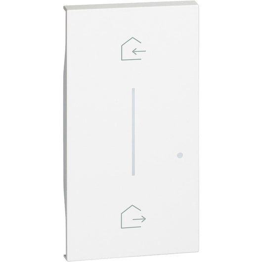 Cover Bticino Living Now Simbolo ENTRA & ESCI Wireless Bianco KW40M2