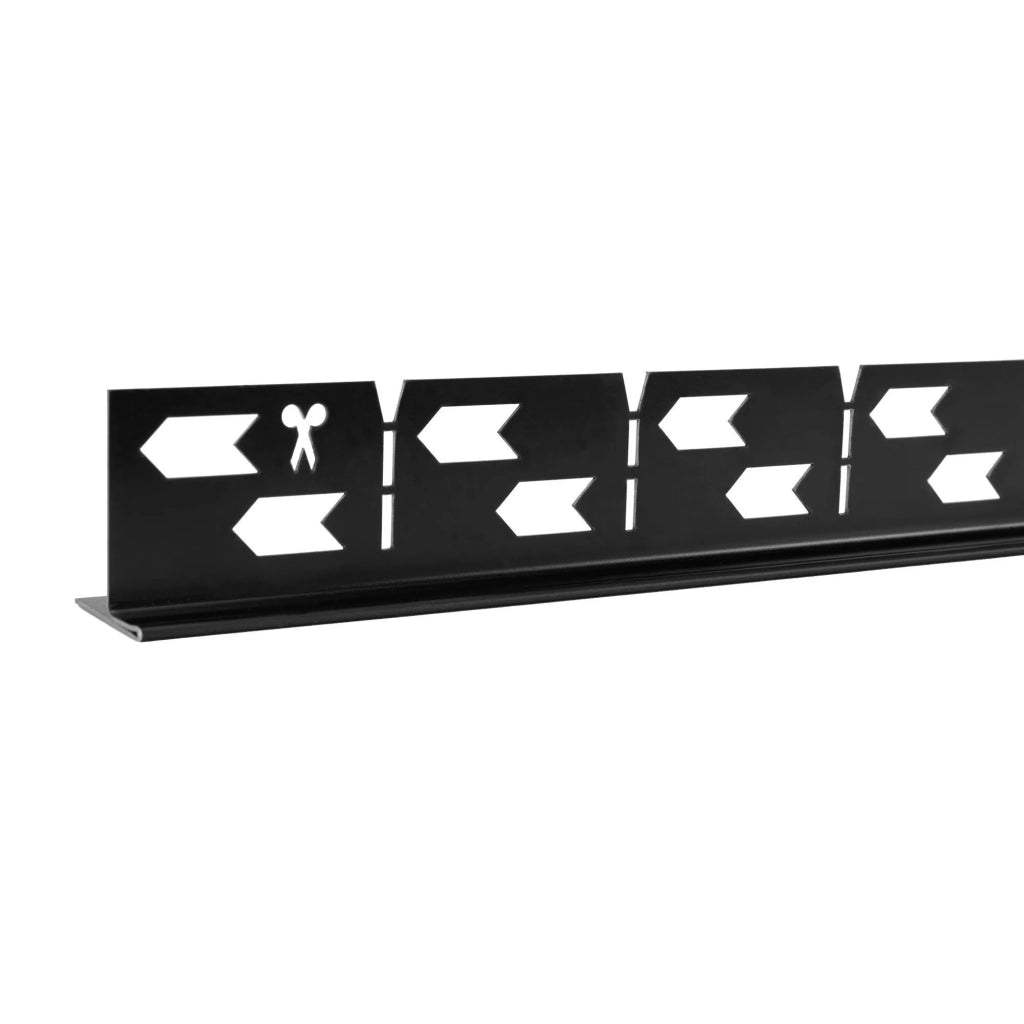 Profilo Doccia Pendenzato 140cm Black sinistra
