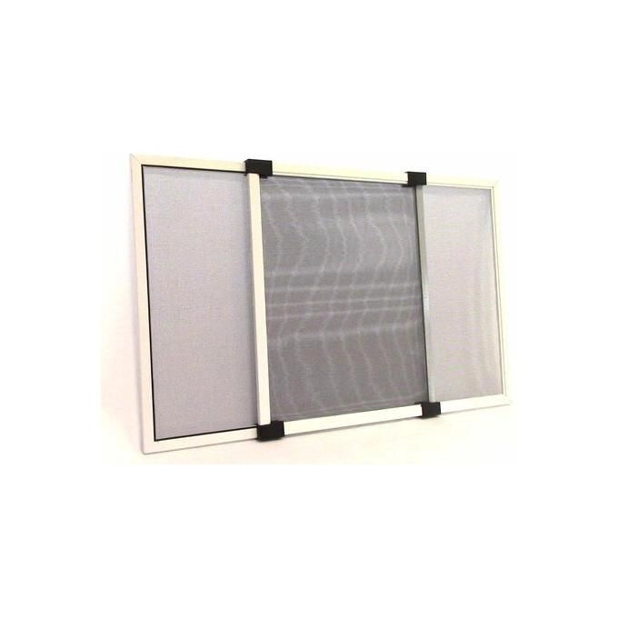 IRS 85132 Telesio Zanzariera Estensibile per Finestre e Porte con Tapparella 50-92x40 cm colore Bianco