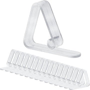 16 clip per tavolo in plastica trasparente - clip per tovaglie da picnic per matrimoni - per esterno uso domestico campeggio ristorante clip per tovaglie da tavolo