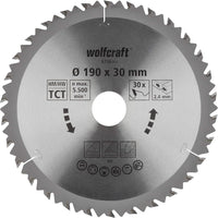 LAMA 30 DENTI SEGA D.190MM FORO 30MM LEGNO