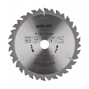 LAMA 18 DENTI SEGA D.130MM FORO 16MM LEGNO
