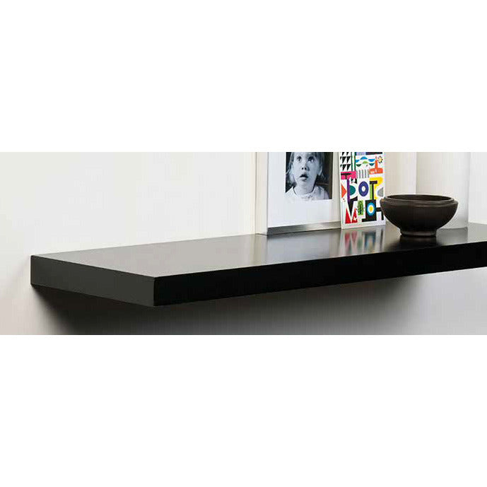 RIPIANO TAMBURATO 60X23,5XH3,8CM NERO LUCIDO.