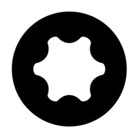 SET 6 INSERTI TORX 101520202525 CON PORTAINSERTI