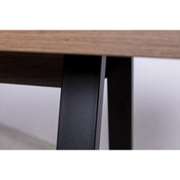 TAVOLO RIUNIONE DAVINCI 240X90XH75CM NOCE BRERA