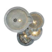 Fontana da Giardino Elettrica con LED e Cascata – Tranquil Tiers