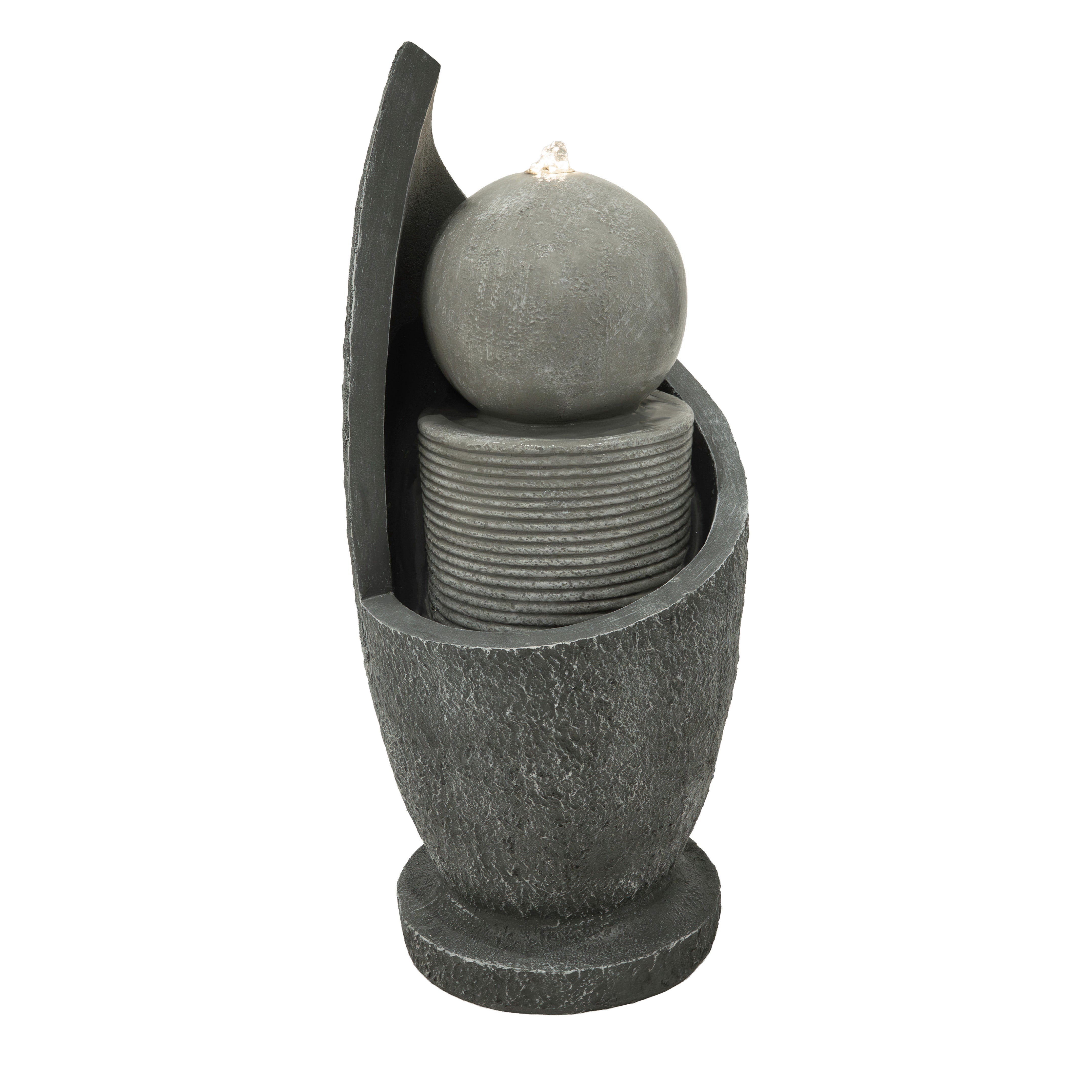 Fontana da Giardino Elettrica con LED e Cascata – Zen Cascade