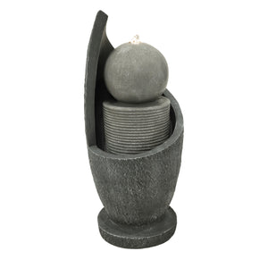 Fontana da Giardino Elettrica con LED e Cascata – Zen Cascade