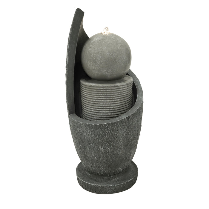 Fontana da Giardino Elettrica con LED e Cascata – Zen Cascade