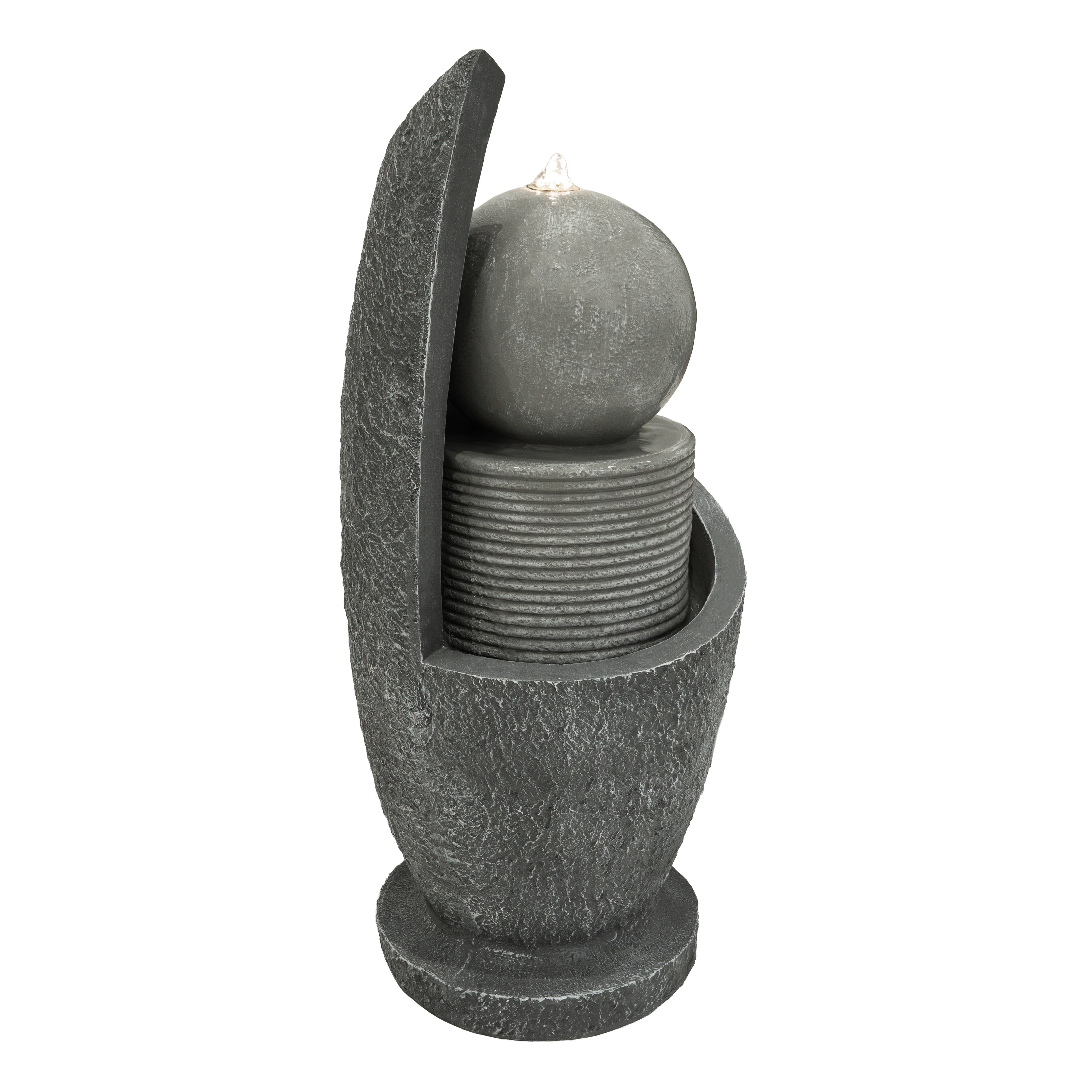 Fontana da Giardino Elettrica con LED e Cascata – Zen Cascade