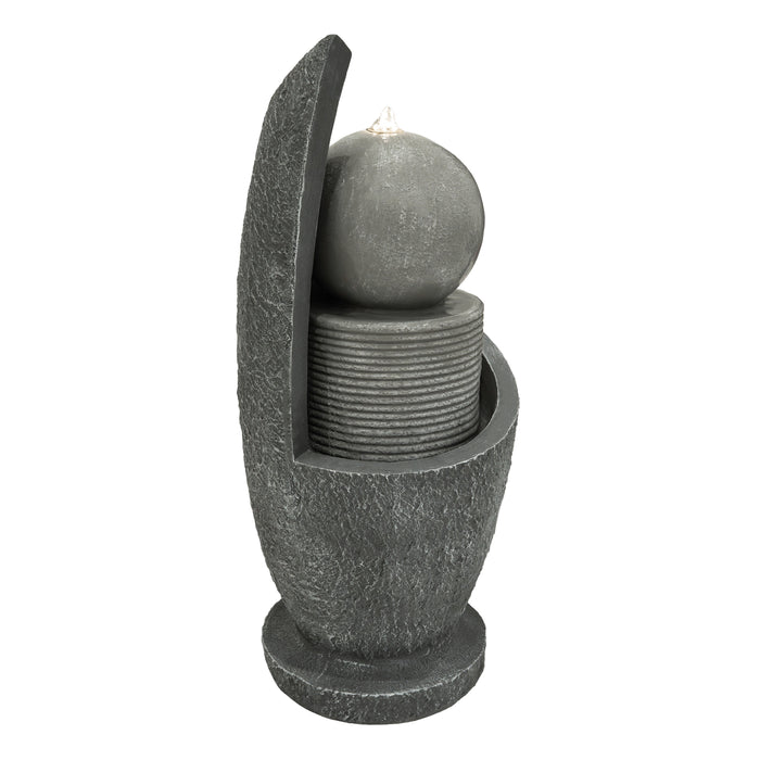 Fontana da Giardino Elettrica con LED e Cascata – Zen Cascade