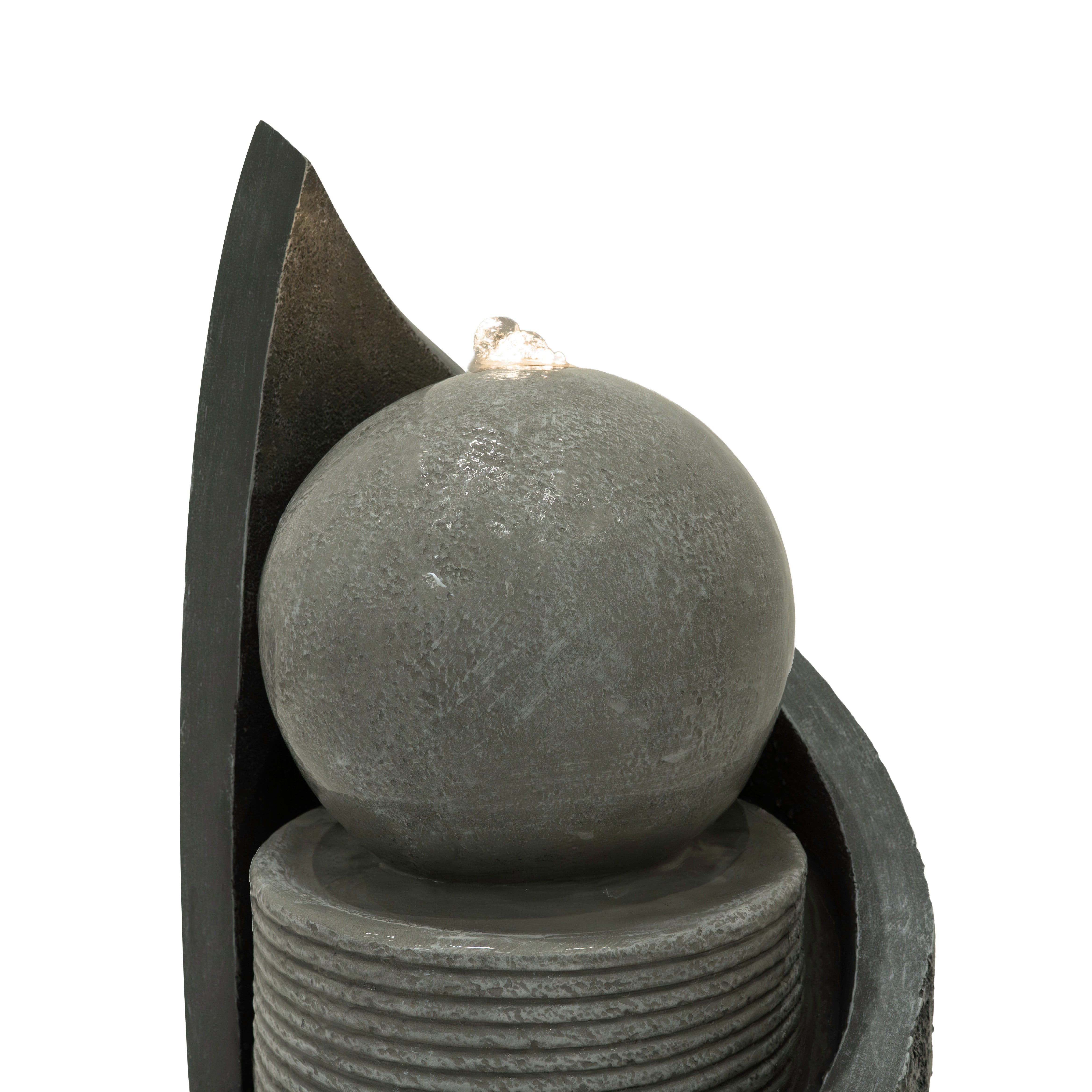 Fontana da Giardino Elettrica con LED e Cascata – Zen Cascade