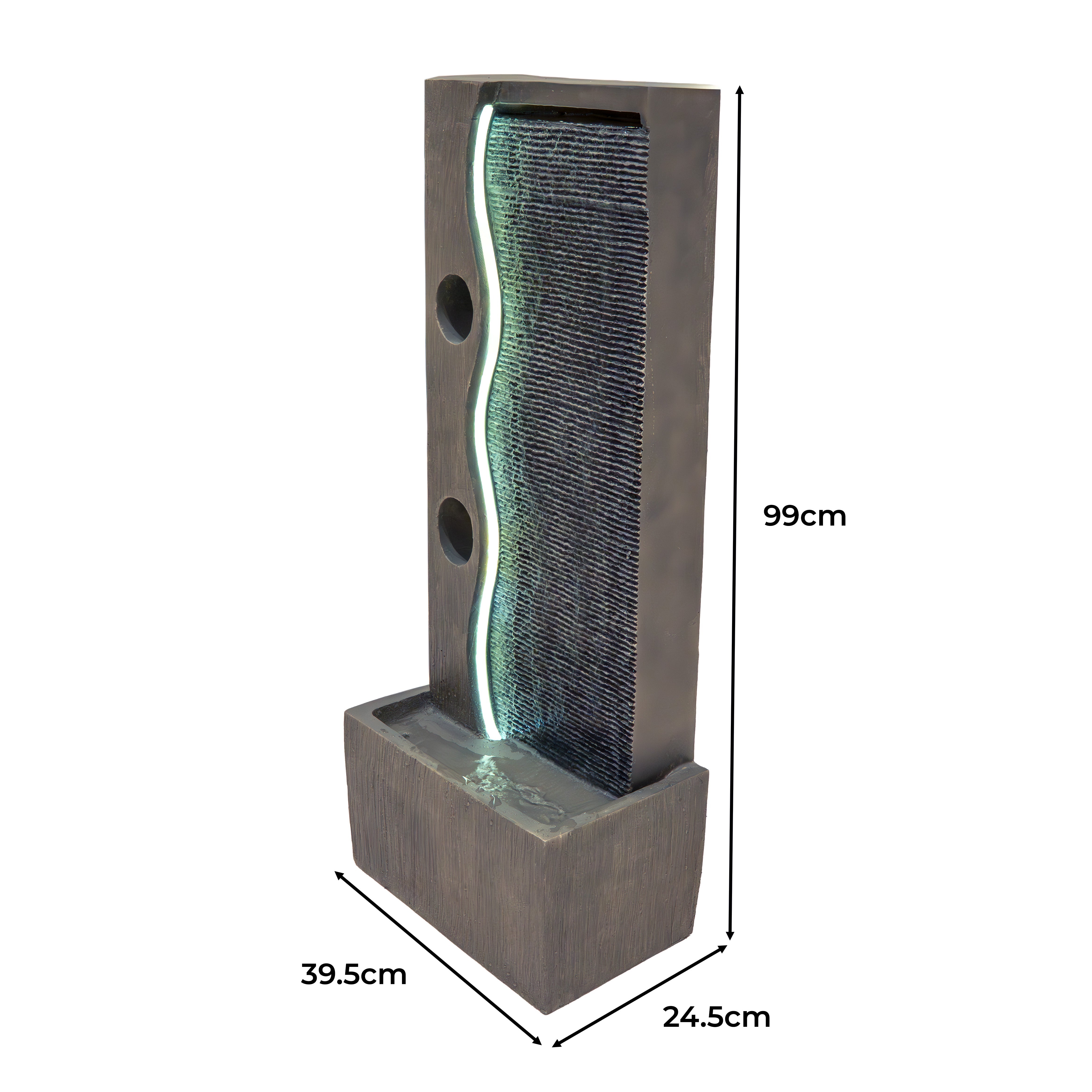 Fontana da Giardino Elettrica con LED e Cascata – Harmony Falls