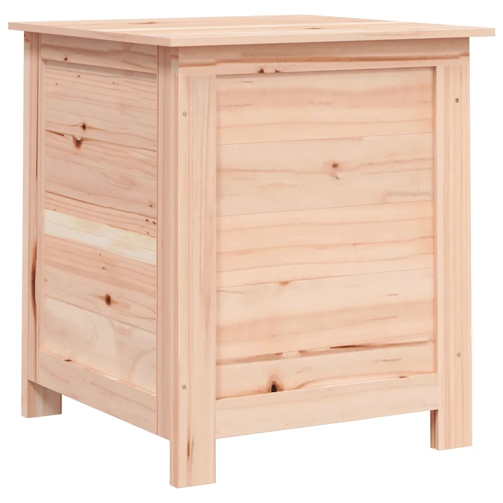 Scatola per Cuscini da Esterno 50x50x56cm Legno Massello Abete 152162