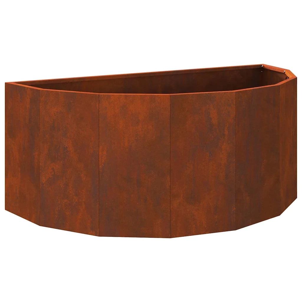 Fioriera Ruggine-Vaso-Contenitore per Piante 90 x 45 x 35 cm