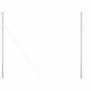 Palo della recinzione 2 pz Argento CFW1813398