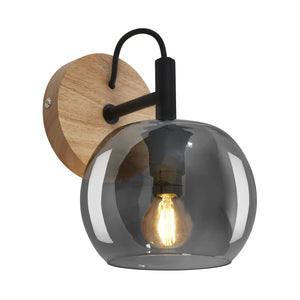 Applique Contemporanea Kyro Metallo Nero 1 Luce E14