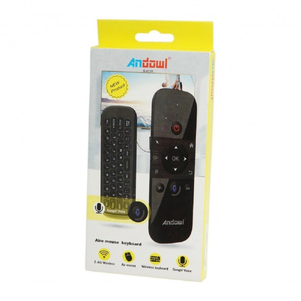 Trade Shop - Telecomando Controllo Remoto Tastiera Wireless Air Mouse Q-a259 Per Box Smart Tv -