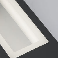 Applique Moderna Berlino Alluminio Grigio Policarbonato Bianco Led 11W 4000K