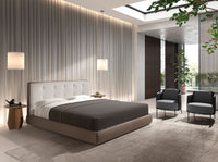 Tavolo angolare quadrato in noce