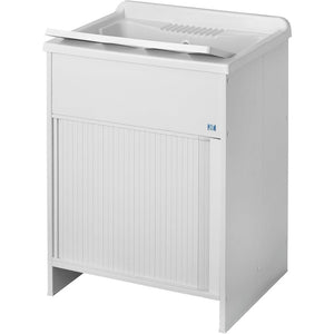 Negrari 4002k lavatoio lavapanni con chiusura a serrandina, pvc,