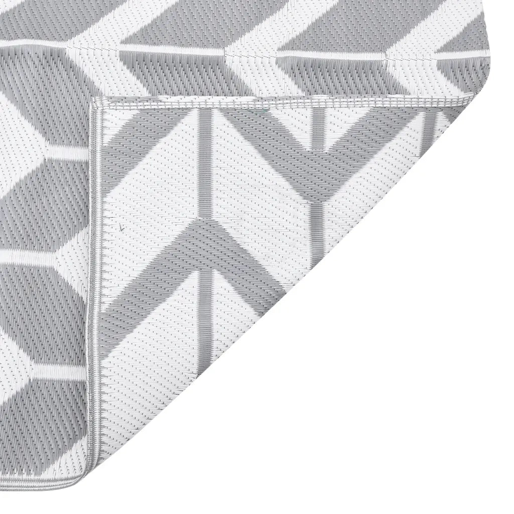 Tappeto da Esterni ARAKIL Grigio 120x180 cm in PP 316949